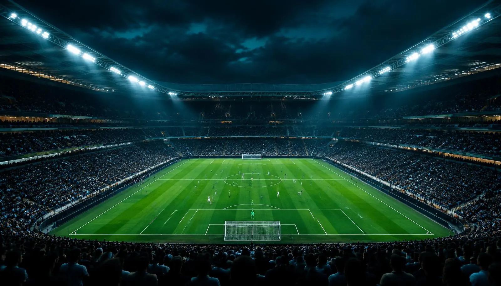 A floodlit football stadium at night, setting the scene for a club's next chapter